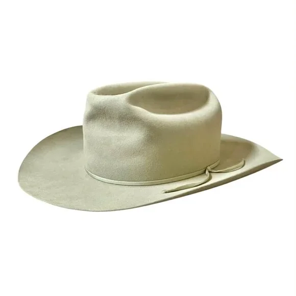 Stetson Open Road Royal De Luxe Silverbelly Fur Felt Hat Western Charm Iconic - Picture 6 of 14